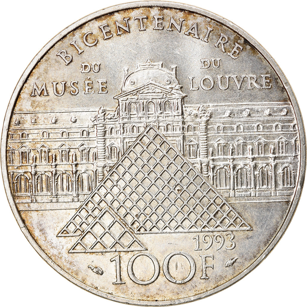Coin, France, Liberté guidant le peuple, 100 Francs, 1993, EF(40-45), Silver
