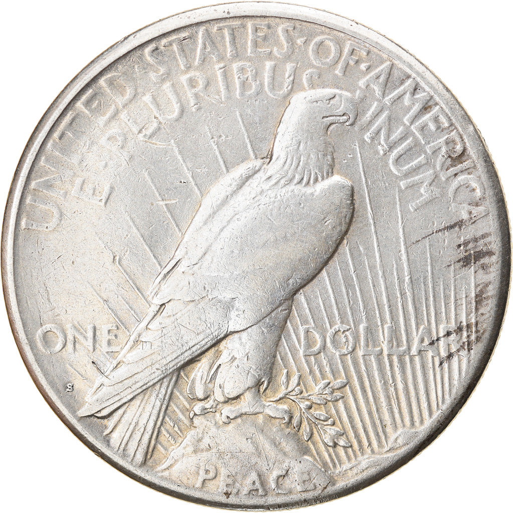 Coin, United States, Peace Dollar, Dollar, 1922, U.S. Mint, San Francisco