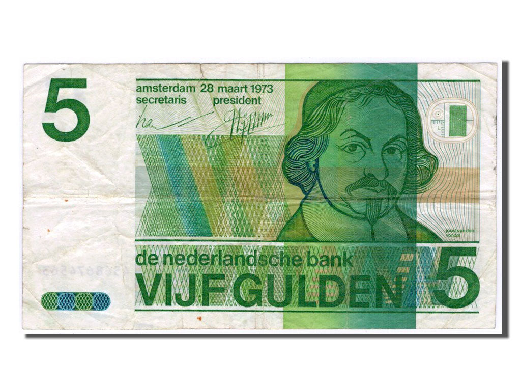 Banknote, Netherlands, 5 Gulden, 1973, VF(30-35)