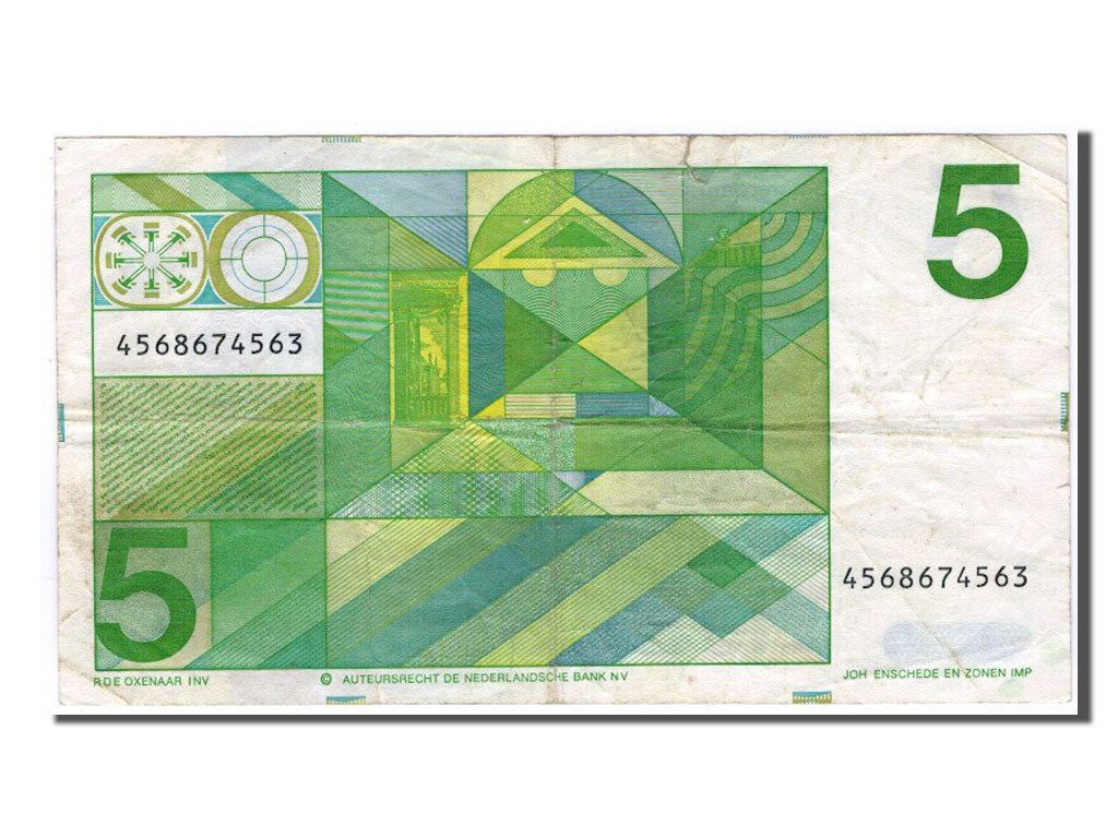 Banknote, Netherlands, 5 Gulden, 1973, VF(30-35)