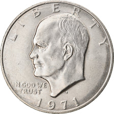 Coin, United States, Eisenhower Dollar, Dollar, 1971, U.S. Mint, Denver