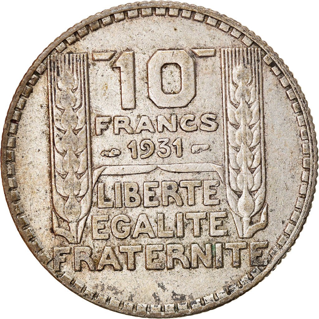 Coin, France, Turin, 10 Francs, 1931, Paris, VF(20-25), Silver, KM:878