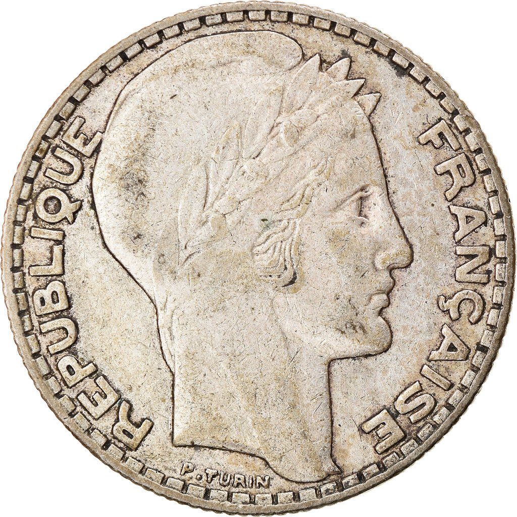 Coin, France, Turin, 10 Francs, 1932, Paris, VF(30-35), Silver, KM:878