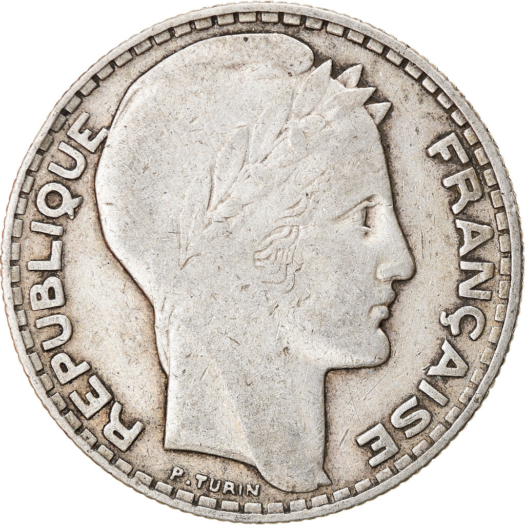 Coin, France, Turin, 10 Francs, 1933, Paris, VF(20-25), Silver, KM:878