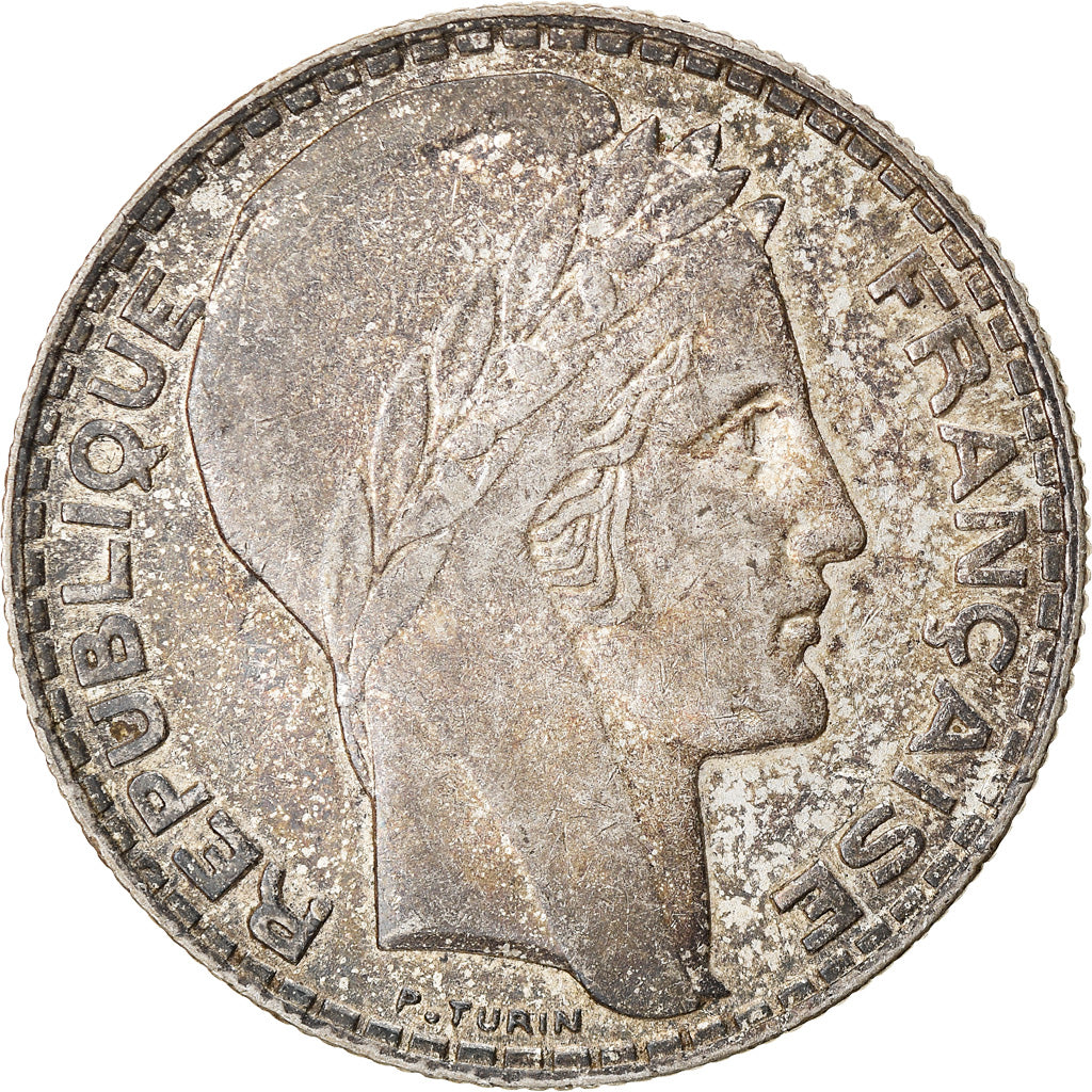 Coin, France, Turin, 10 Francs, 1934, Paris, VF(30-35), Silver, KM:878