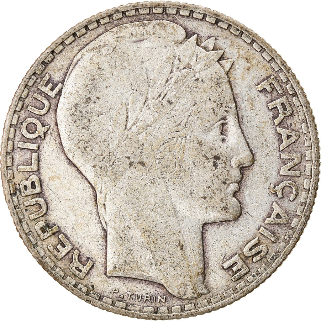 Coin, France, Turin, 10 Francs, 1934, Paris, VF(20-25), Silver, KM:878