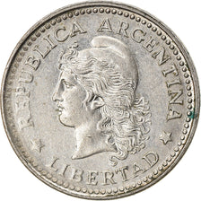 Coin, Argentina, 5 Centavos, 1958, EF(40-45), Copper-Nickel Clad Steel, KM:53