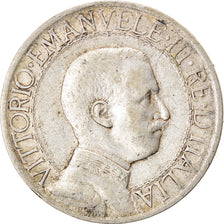 Coin, Italy, Vittorio Emanuele III, Lira, 1909, Rome, VF(20-25), Silver, KM:45