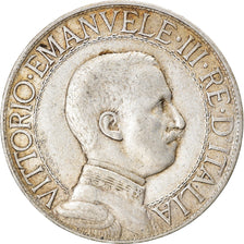 Coin, Italy, Vittorio Emanuele III, Lira, 1913, Rome, VF(30-35), Silver, KM:45