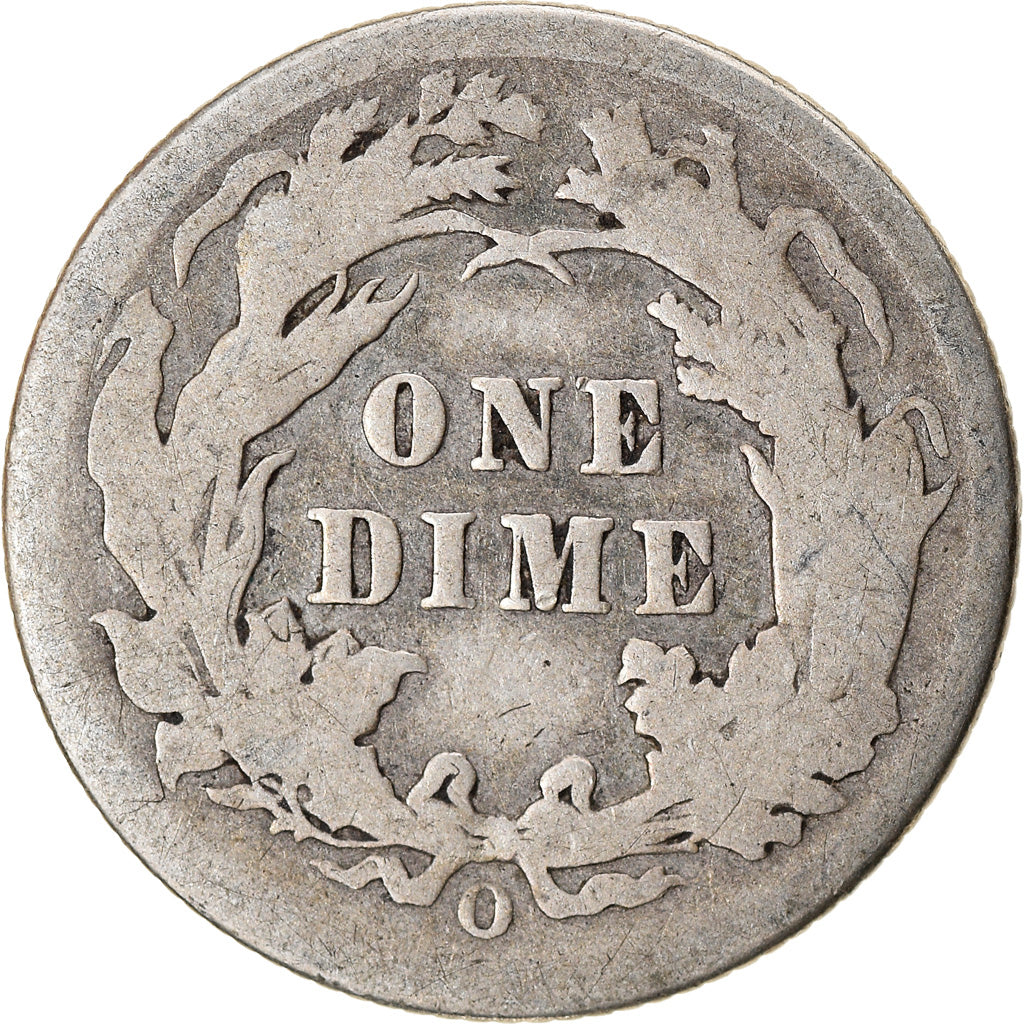 Coin, United States, Seated Liberty Dime, Dime, 1891, U.S. Mint, New Orleans