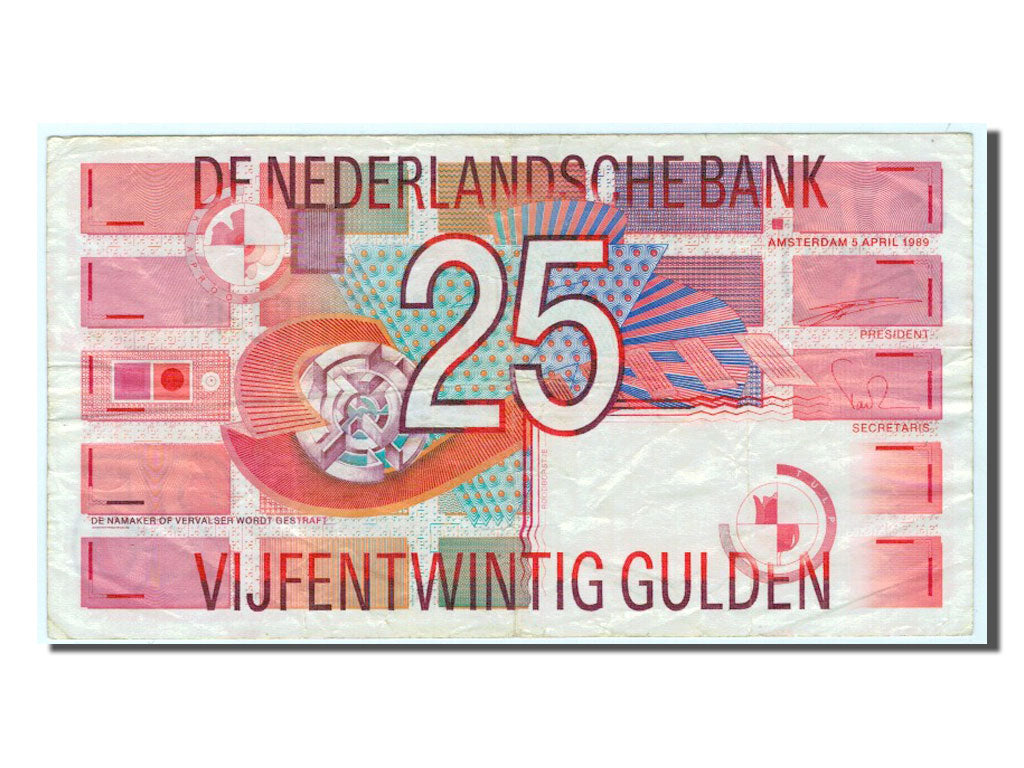 Geldschein, Niederlande, 25 Gulden, 1999, SS