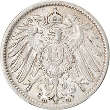 Coin, GERMANY - EMPIRE, Wilhelm II, Mark, 1915, Munich, EF(40-45), Silver, KM:14