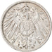 Coin, GERMANY - EMPIRE, Wilhelm II, Mark, 1915, Munich, EF(40-45), Silver, KM:14