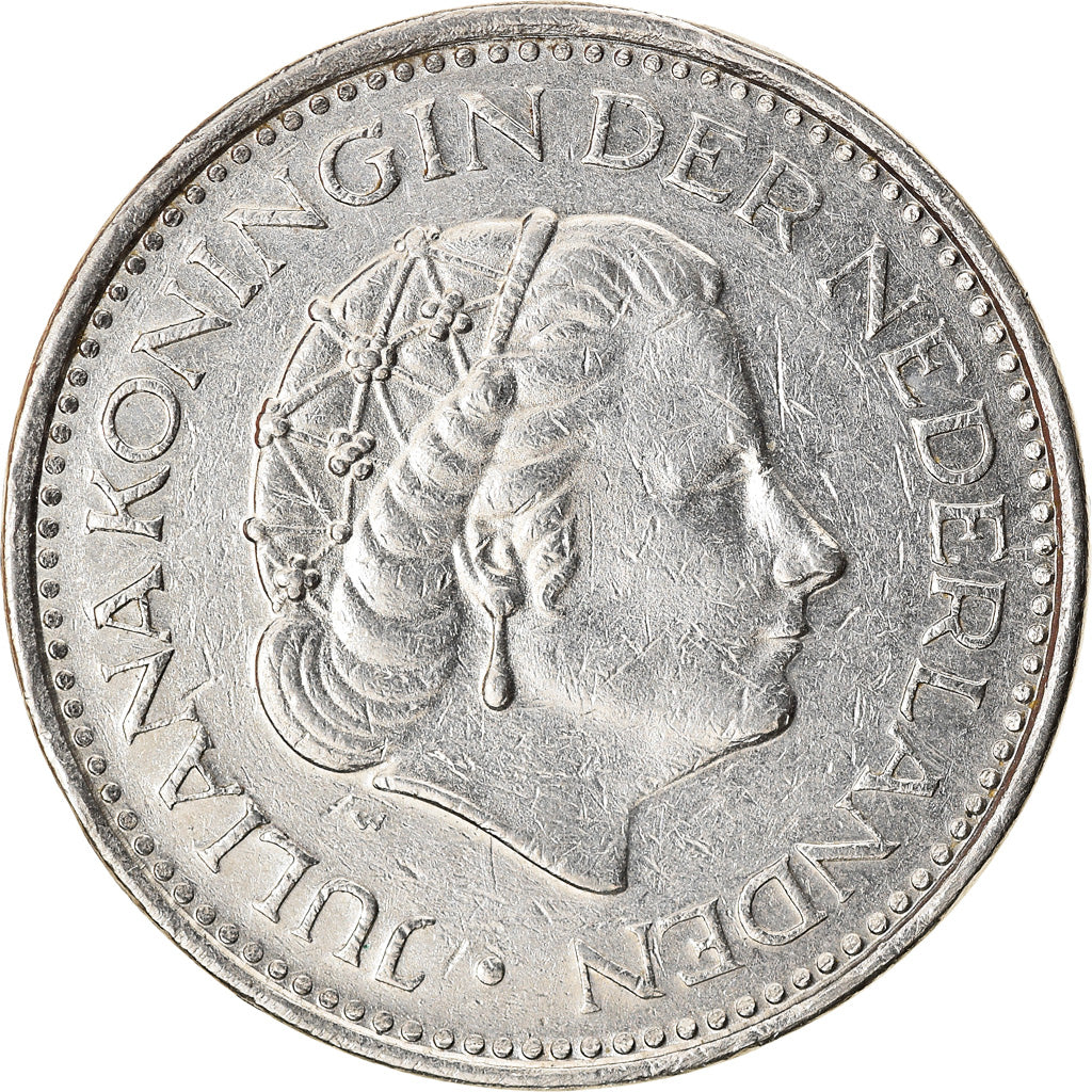 Munten, Nederland, Juliana, Gulden, 1978, ZF, Nickel, KM:184a