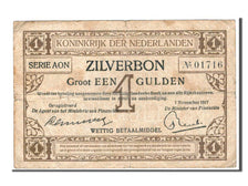 Biljet, Nederland, 1 Gulden, 1917, TB