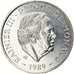 Moeda, Mónaco, Rainier III, 100 Francs, 1989, MS(64), Prata, KM:164