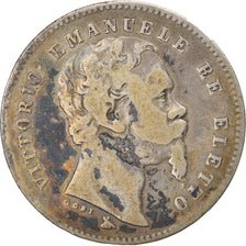 Munten, Italiaanse staten, EMILIA, Vittorio Emanuele II, Lira, 1860, Florence