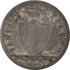 Coin, SWISS CANTONS, TICINO, 3 Soldi, 1841, EF(40-45), Billon, KM:2