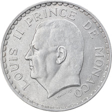Moneda, Mónaco, Louis II, 5 Francs, 1945, EBC, Aluminio, KM:122, Gadoury:MC135