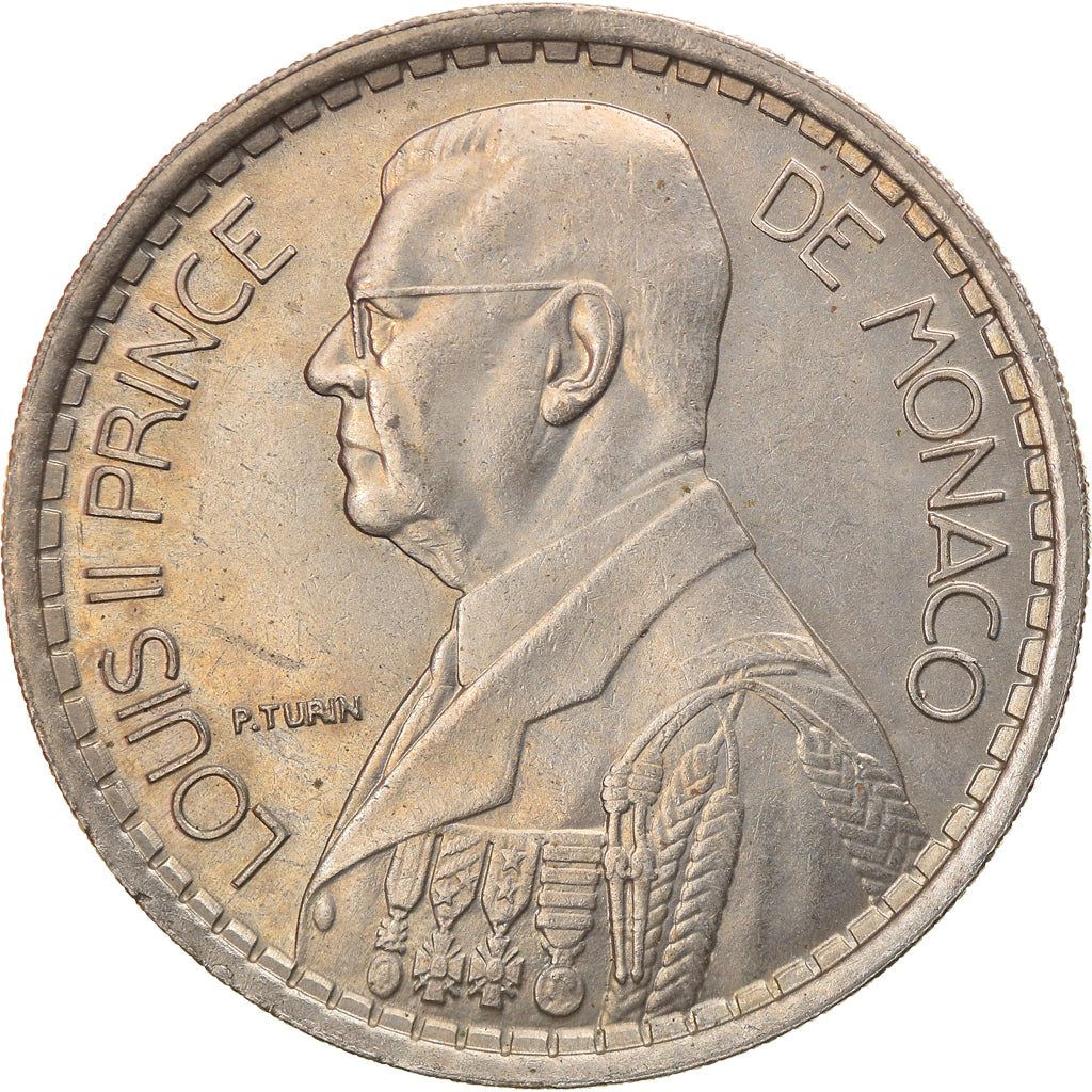 Coin, Monaco, Louis II, 20 Francs, Vingt, 1947, Poissy, EF(40-45)