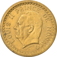 Coin, Monaco, 2 Francs, 1943, Paris, VF(30-35), Cupro-Aluminium, Gadoury:134