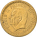 Moneta, Monaco, 2 Francs, 1943, Paris, VF(30-35), Brązal, Gadoury:134