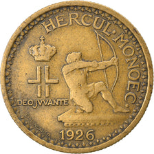 Monnaie, Monaco, Louis II, 50 Centimes, 1926, Poissy, TB+, Aluminum-Bronze
