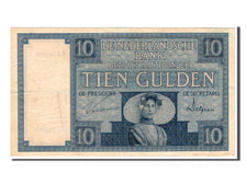 Netherlands, 10 Gulden, 1930, KM #43c, EF(40-45), VA