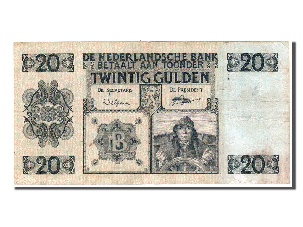 Paesi Bassi, 20 Gulden, 1931, BB