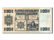 Netherlands, 20 Gulden, 1926, KM #44, VF(30-35), AP