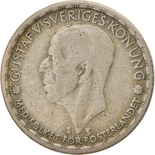 Coin, Sweden, Gustaf V, Krona, 1948, VF(20-25), Silver, KM:814