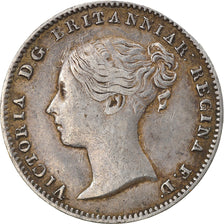 Coin, Great Britain, Victoria, 3 Pence, 1865, VF(30-35), Silver, KM:730
