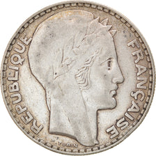Coin, France, Turin, 20 Francs, 1933, Paris, EF(40-45), Silver, KM:879
