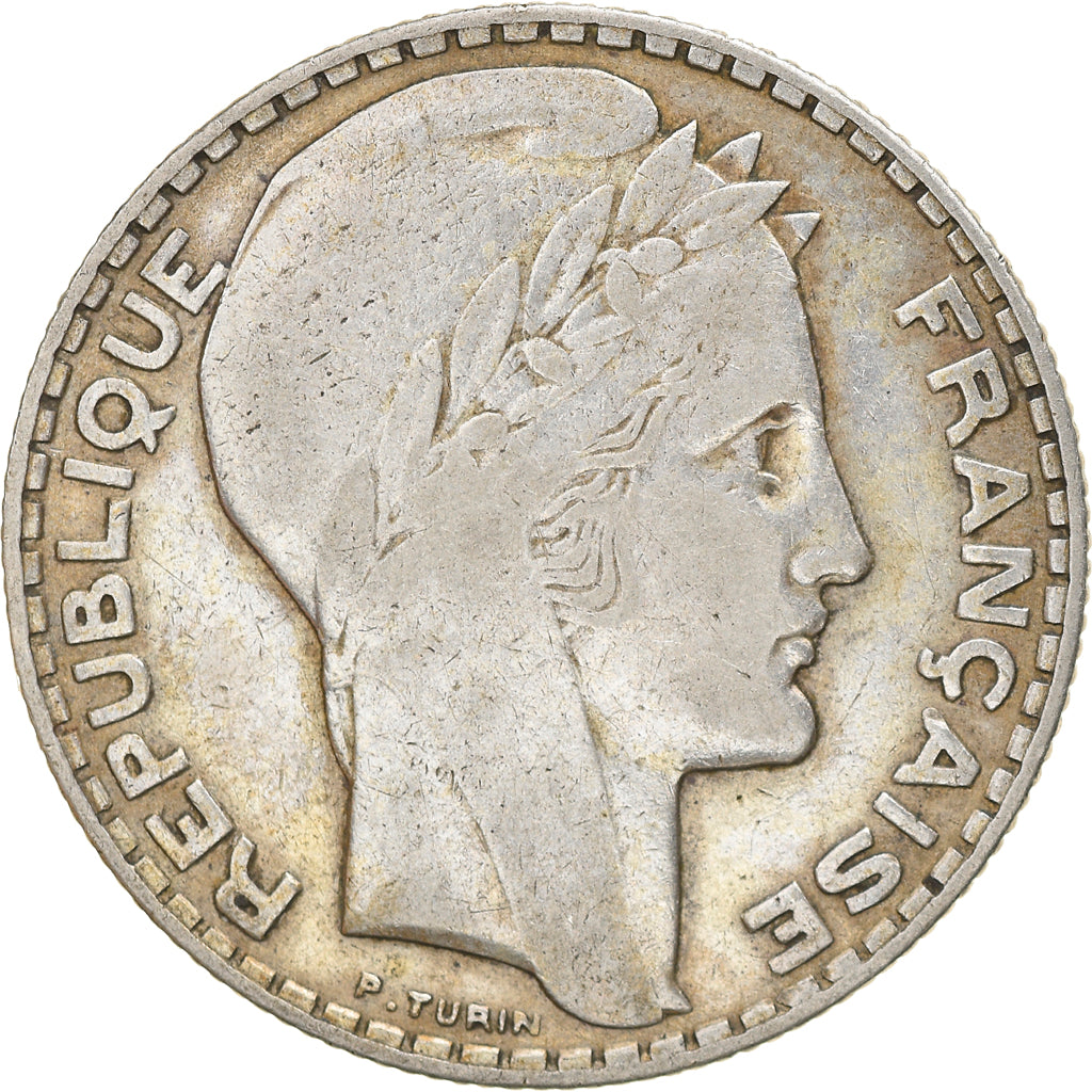 Coin, France, Turin, 10 Francs, 1934, Paris, VF(30-35), Silver, KM:878