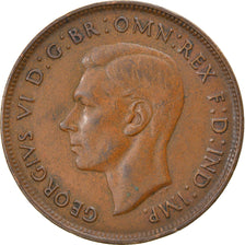 Coin, Australia, George VI, Penny, 1947, EF(40-45), Bronze, KM:36
