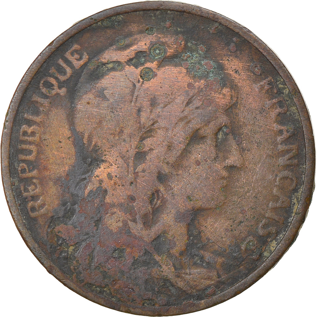 Coin, France, Dupuis, 5 Centimes, 1916, Paris, Etoile, F(12-15), Bronze, KM:842