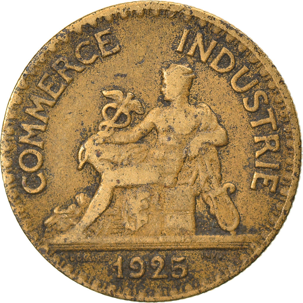 Moneta, Francia, Chambre de commerce, 50 Centimes, 1925, MB, Alluminio-bronzo