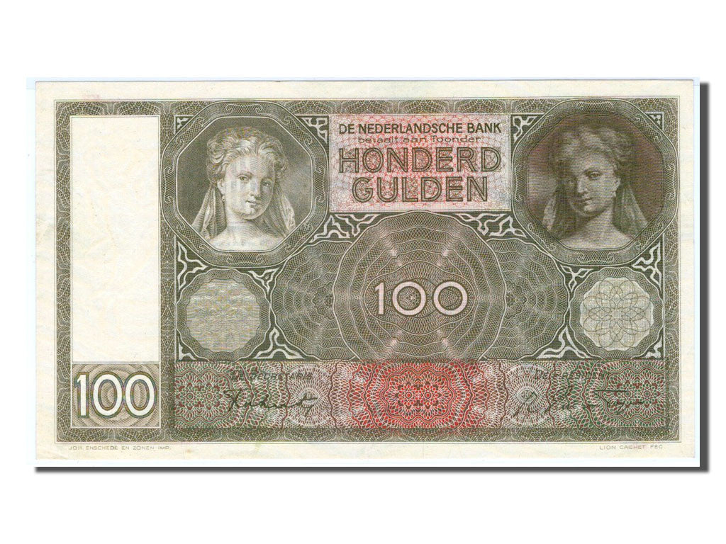 Billet, Pays-Bas, 100 Gulden, 1944, SUP+