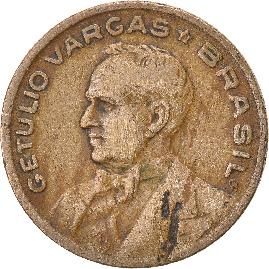 Coin, Brazil, 20 Centavos, 1942, VF(30-35), Copper-nickel, KM:556