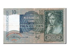 Netherlands, 10 Gulden, 1940, KM #56a, VF(20-25), 5AF