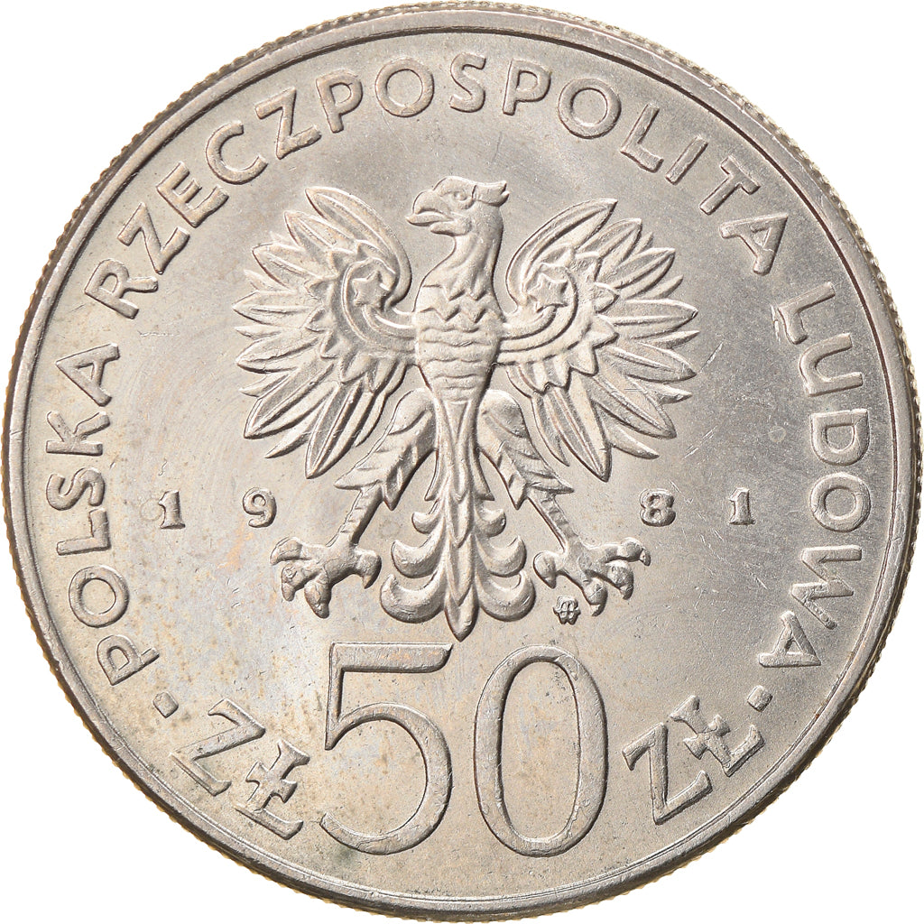 Monnaie, Pologne, 50 Zlotych, 1981, Warsaw, TTB, Copper-nickel, KM:124