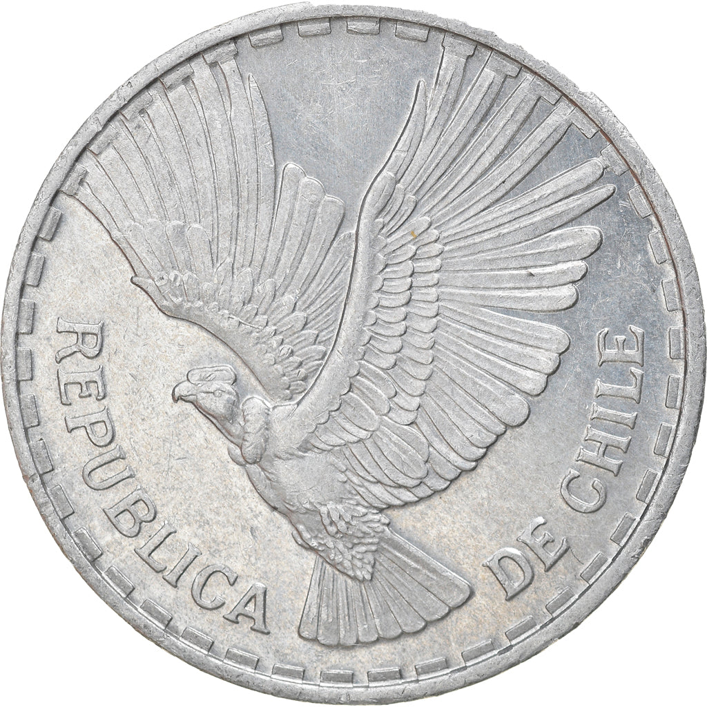 Coin, Chile, Centesimo, 1962, Santiago, EF(40-45), Aluminum, KM:189