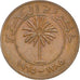 Moneta, Bahrajn, 10 Fils, 1970, EF(40-45), Bronze, KM:3