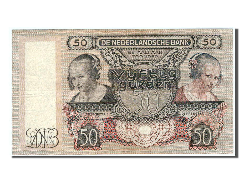 Netherlands, 50 Gulden, 1941, KM #58, EF(40-45), AO