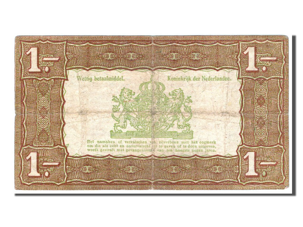 Banknote, Netherlands, 1 Gulden, 1938, VF(20-25)