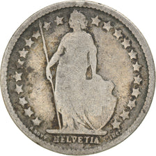 Coin, Switzerland, 1/2 Franc, 1898, Bern, VF(20-25), Silver, KM:23