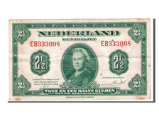 Netherlands, 2 1/2 Gulden, 1943, KM #65a, EF(40-45), EB
