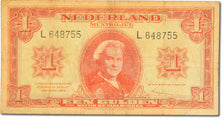 Biljet, Nederland, 1 Gulden, 1945, TTB