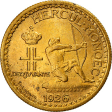 Monnaie, Monaco, Louis II, 50 Centimes, 1926, Poissy, TTB, Aluminum-Bronze
