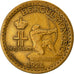 Coin, Monaco, Louis II, 50 Centimes, 1924, Poissy, VF(20-25), Aluminum-Bronze